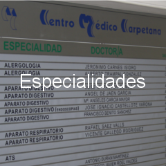 Especialidades